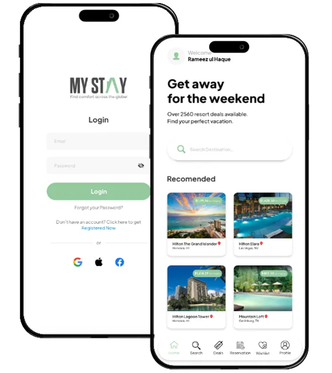 My Stay <br> Mobile App